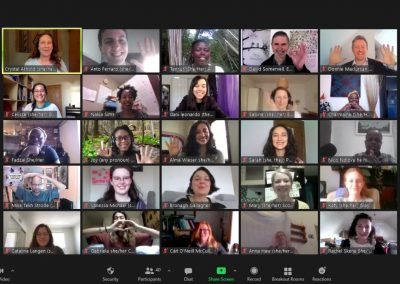 The Offers and Needs Market Facilitator Training in April 2021 with an international group including Enough! Scotland and Chicago's Kola Nut Collaborative.
